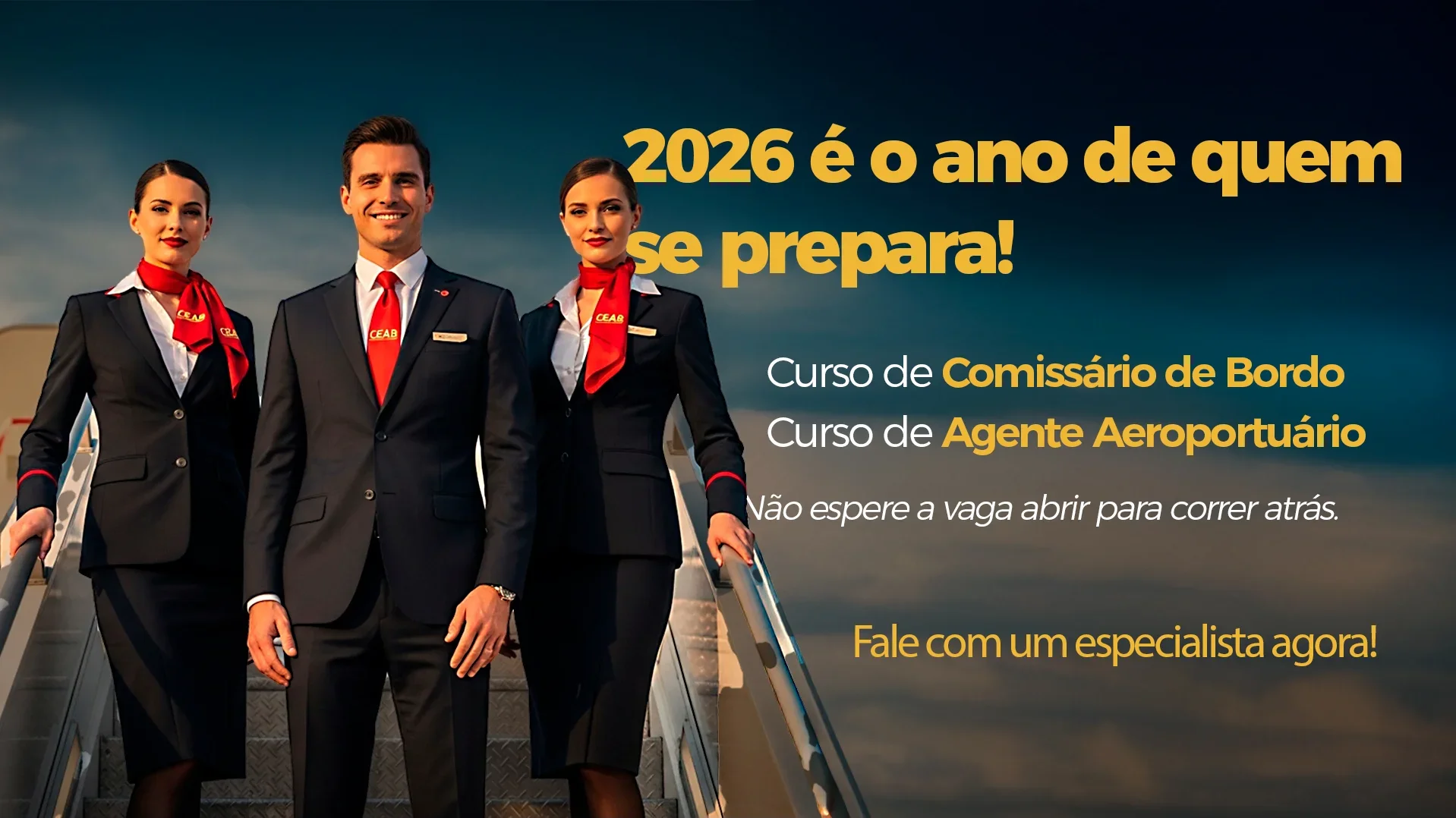 2026 é o ano de quem se prepara!