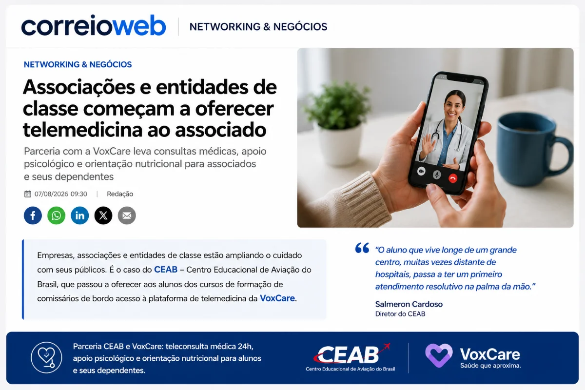 Associações e entidades de classe começam a oferecer telemedicina ao associado