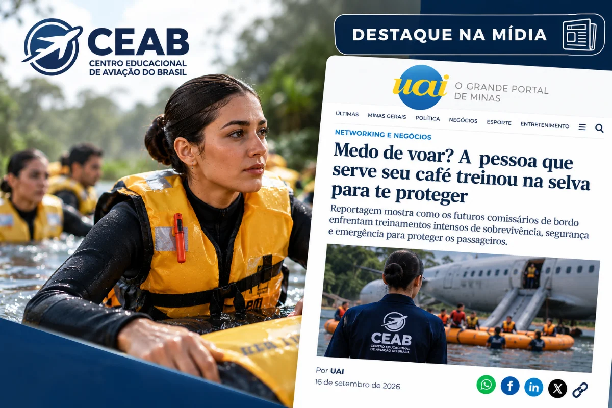 Medo de voar? A pessoa que serve seu café treinou na selva para te proteger