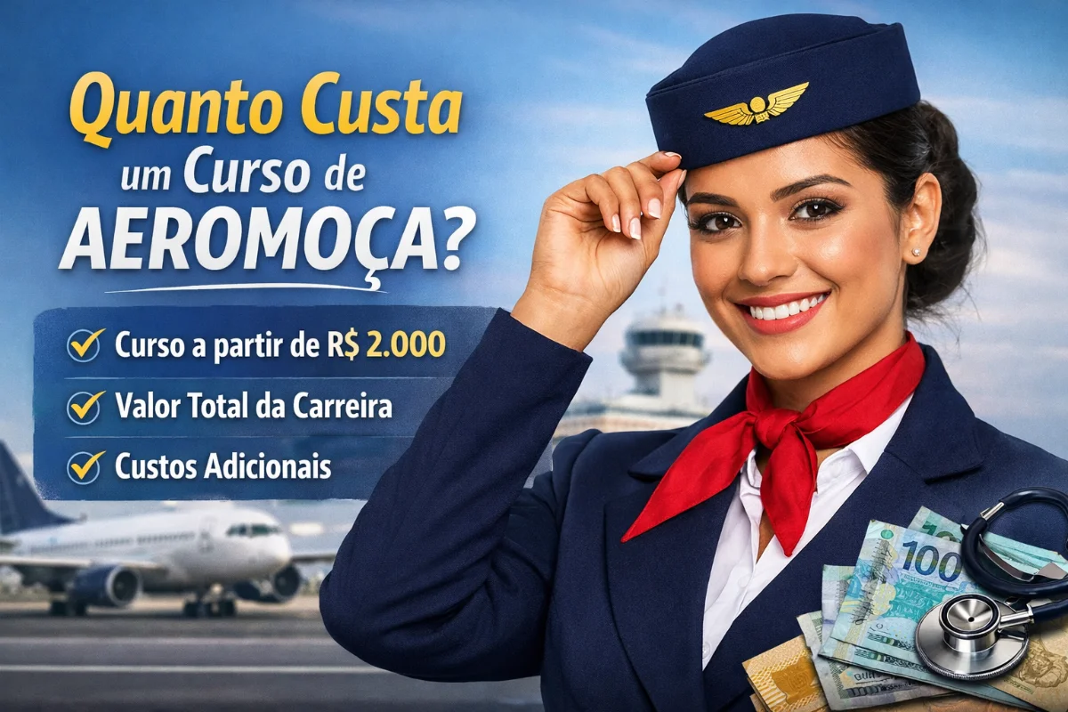Quanto Custa um Curso de Comissário de Bordo? Valores Reais e Diferenças