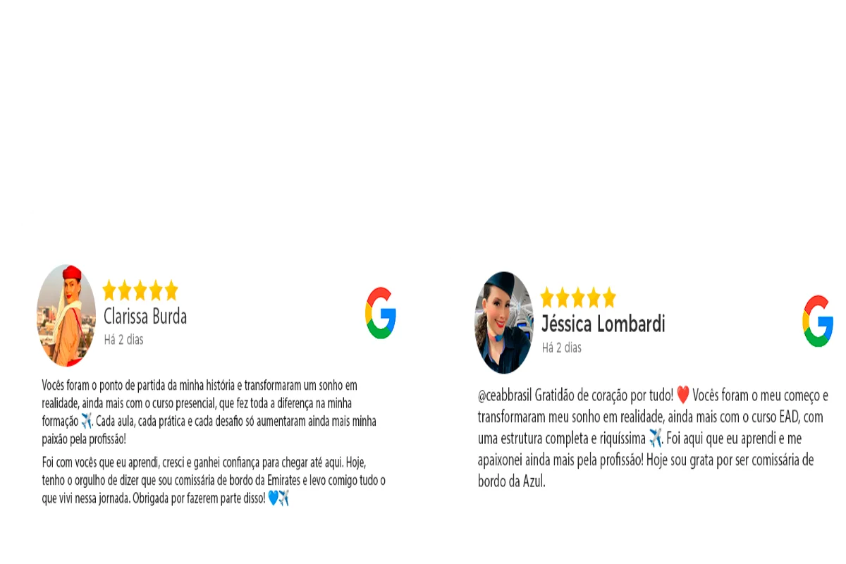 Depoimentos das alunas do CEAB