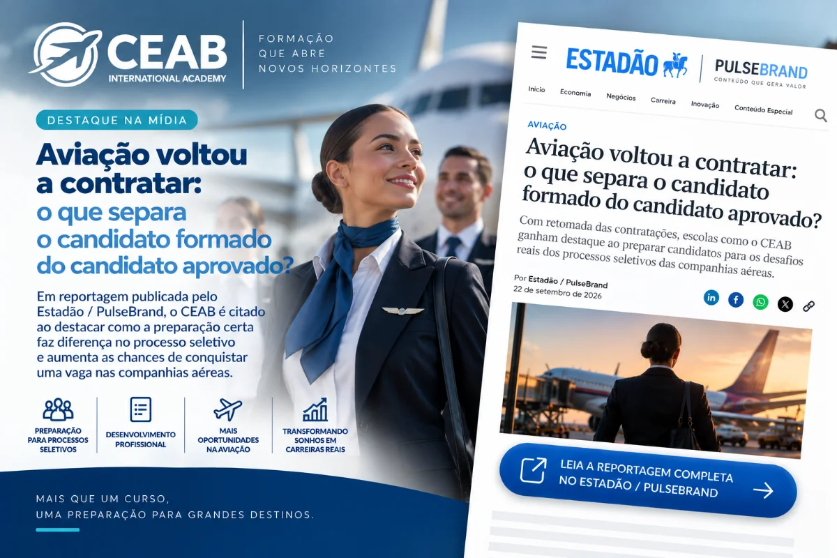 Aviação voltou a contratar: o que separa o candidato formado do candidato aprovado